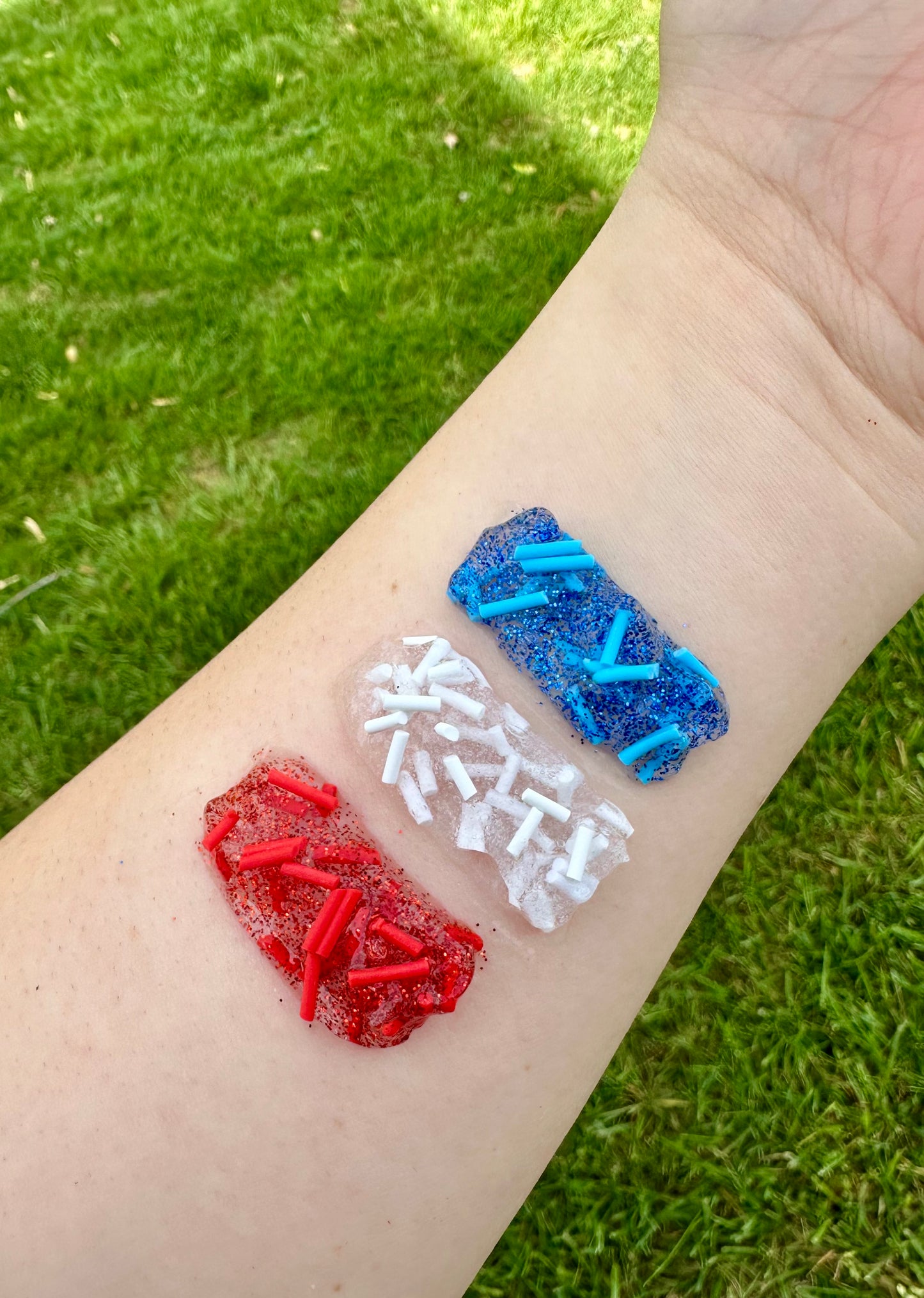 Red, White, & Blue Glitter Gel Bundle