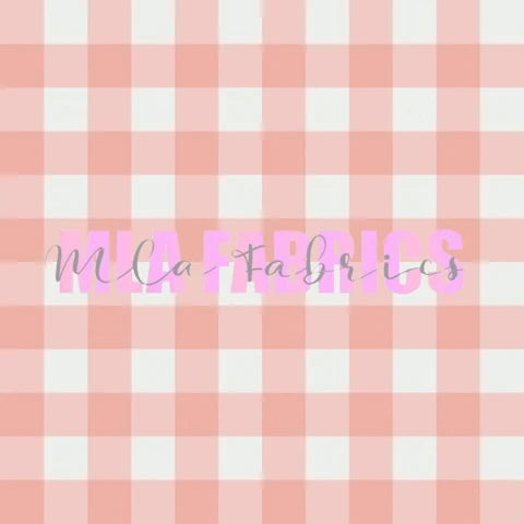 Peach Gingham