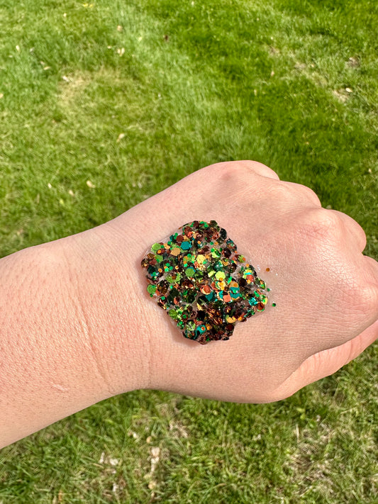 Camo Glitter Gel