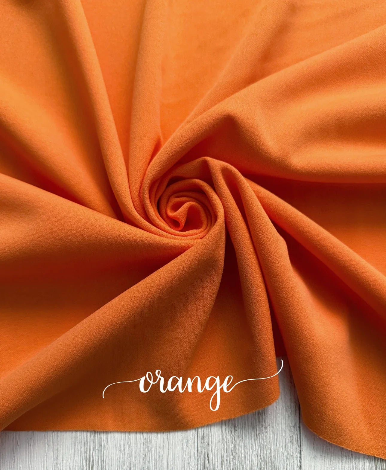 Orange crepe