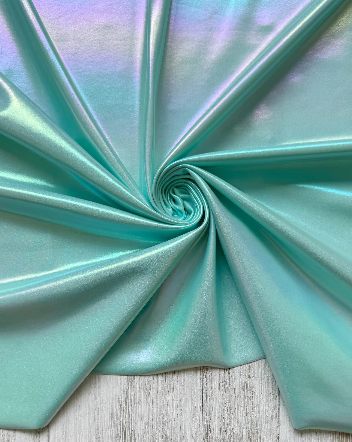 Mint holo spandex
