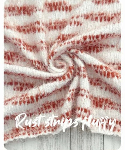 Fluffy Rust Stripes
