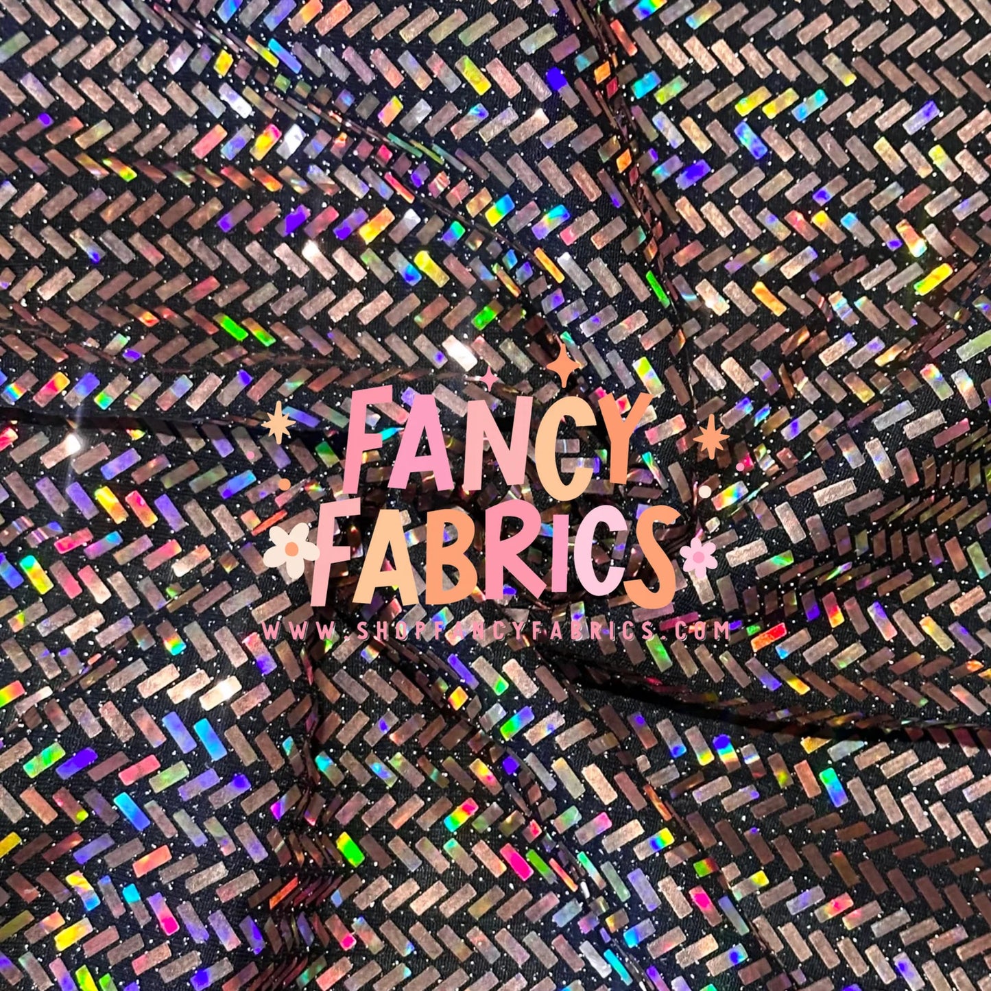 Rose Gold Chevron Sequins
