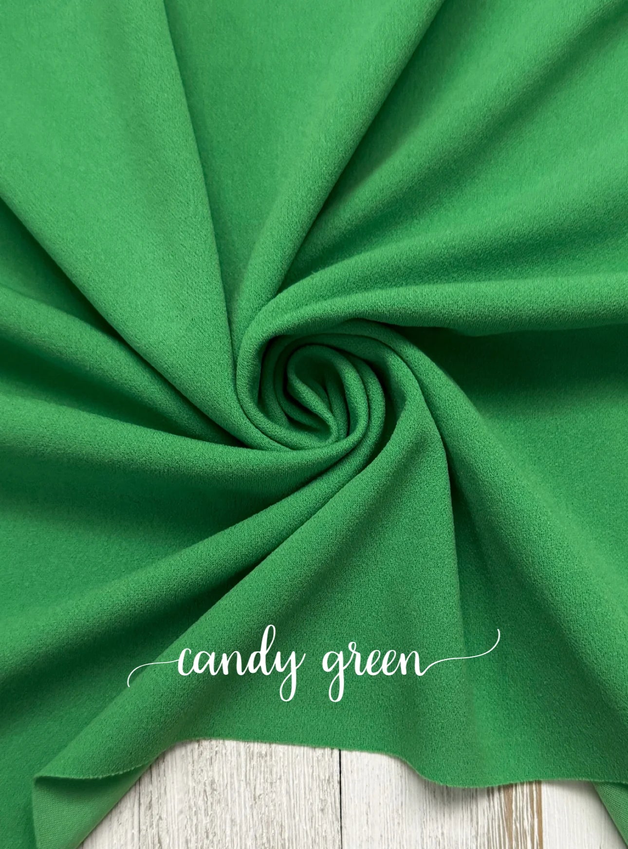 Candy apple green crepe