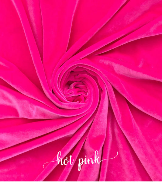 Hot Pink Velvet